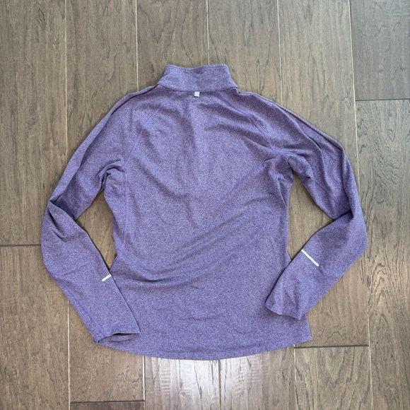 Nike Dri-Fit Heathered Purple Running Jacket - Picture 2 of 11